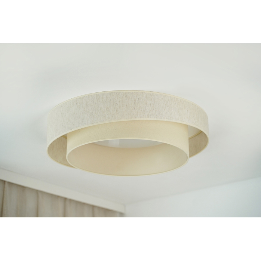 Brilagi - LED Prigušiva plafonjera SHINE LED/24W/230V 3000/4000/6500K kremasta + Daljinski upravljač