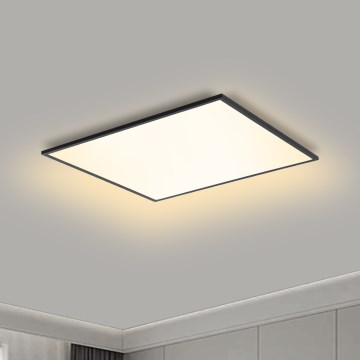 Brilagi - LED Prigušiva plafonjera SLIMFRAME LED/36W/230V 45x45 cm 3000-6000K crno + Daljinski upravljač
