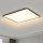 Brilagi - LED Prigušiva plafonjera SLIMFRAME LED/58W/230V 60x60 cm 3000-6000K crno + Daljinski upravljač