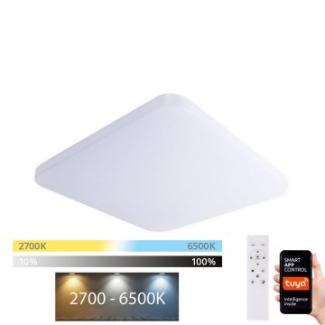 Brilagi - LED Prigušiva plafonjera SMART LED/28W/230V 2700-6500K Wi-Fi Tuya + Daljinski upravljač
