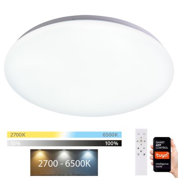 Brilagi - LED Prigušiva plafonjera SMART LED/36W/230V 2700-6500K Wi-Fi Tuya + Daljinski upravljač