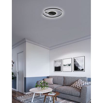 Brilagi - LED Prigušiva plafonjera SPIRAL LED/56W/230V 3000/4000/6000K + Daljinski upravljač