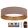 Brilagi - LED Prigušiva plafonjera VELVET SMART LED/24W/230V pr. 45 cm 2700-6500K Wi-Fi Tuya bež/zlatna + Daljinski upravljač