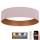 Brilagi - LED Prigušiva plafonjera VELVET SMART LED/24W/230V pr. 45 cm 2700-6500K Wi-Fi Tuya roze/zlatna + Daljinski upravljač