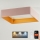 Brilagi - LED Prigušiva plafonjera VELVET SQUARE SMART LED/36W/230V 2700-6500K Wi-Fi Tuya + Daljinski upravljač roze