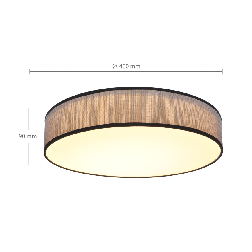 Brilagi - LED prigušiva stropno svetlo AURORA LED/48W/230V 3000-6500K prečnik 40 cm + daljinski upravljač