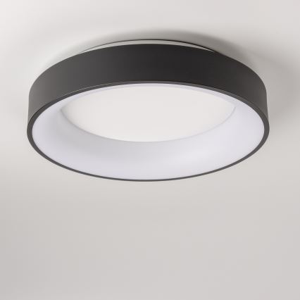 Brilagi - prigušiva LED plafonska svetiljka FALCON LED/40W/230V 3000-6500K prečnik 45 cm crna + daljinski upravljač