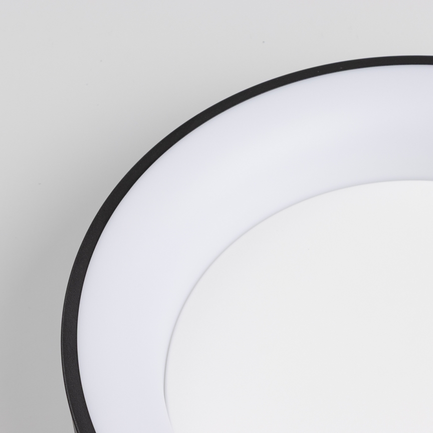 Brilagi - prigušiva LED plafonska svetiljka FALCON LED/40W/230V 3000-6500K prečnik 45 cm crna + daljinski upravljač