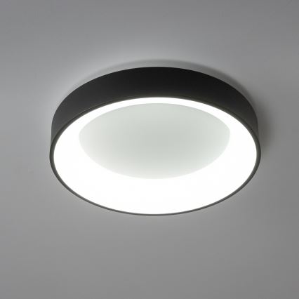 Brilagi - prigušiva LED plafonska svetiljka FALCON LED/40W/230V 3000-6500K prečnik 45 cm crna + daljinski upravljač