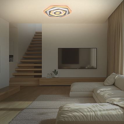 Brilagi - Plafonsko LED prigušiva svetlo MODERN LED/85W/230V 2700-6500K prečnik 53 cm + daljinski upravljač