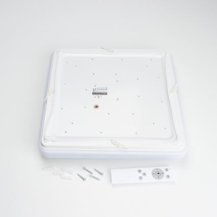 Brilagi - LED prigušiva stropna svetiljka OPAL LED/24W/230V 37,5x37,5 cm 3000/4000/6500K + daljinski upravljač