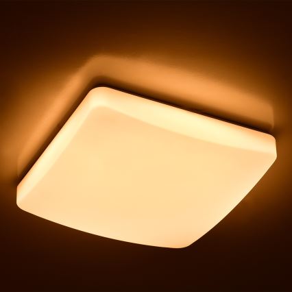 Brilagi - LED prigušiva stropna svetiljka OPAL LED/24W/230V 37,5x37,5 cm 3000/4000/6500K + daljinski upravljač