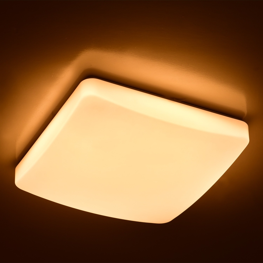 Brilagi - LED prigušiva stropna svetiljka OPAL LED/24W/230V 37,5x37,5 cm 3000/4000/6500K + daljinski upravljač