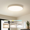 Brilagi - LED prigušiva plafonska svetiljka POOL LED/60W/230V 3000-6000K preč. 50 cm bež + daljinski upravljač