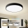 Brilagi - LED prigušiva plafonska svetiljka POOL LED/60W/230V 3000-6000K prečnik 60 cm crna + daljinski upravljač