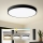Brilagi - LED prigušiva plafonska svetiljka POOL SMART LED/100W/230V 3000-6000K pr. 80 cm Wi-Fi Tuya crna + daljinski upravljač