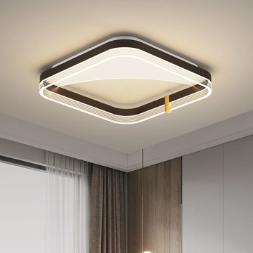 Brilagi - LED prigušiva plafonska svetiljka SIRELI LED/56W/230V 3000-6000K 40x40 cm + daljinski upravljač