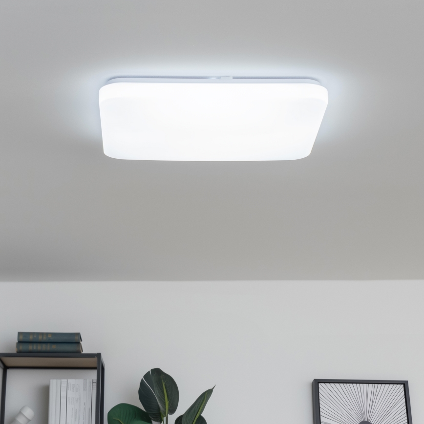 Brilagi - LED prigušiva plafonska svetiljka SMART LED/28W/230V 43x43 cm 2700-6500K Wi-Fi Tuya + daljinski upravljač