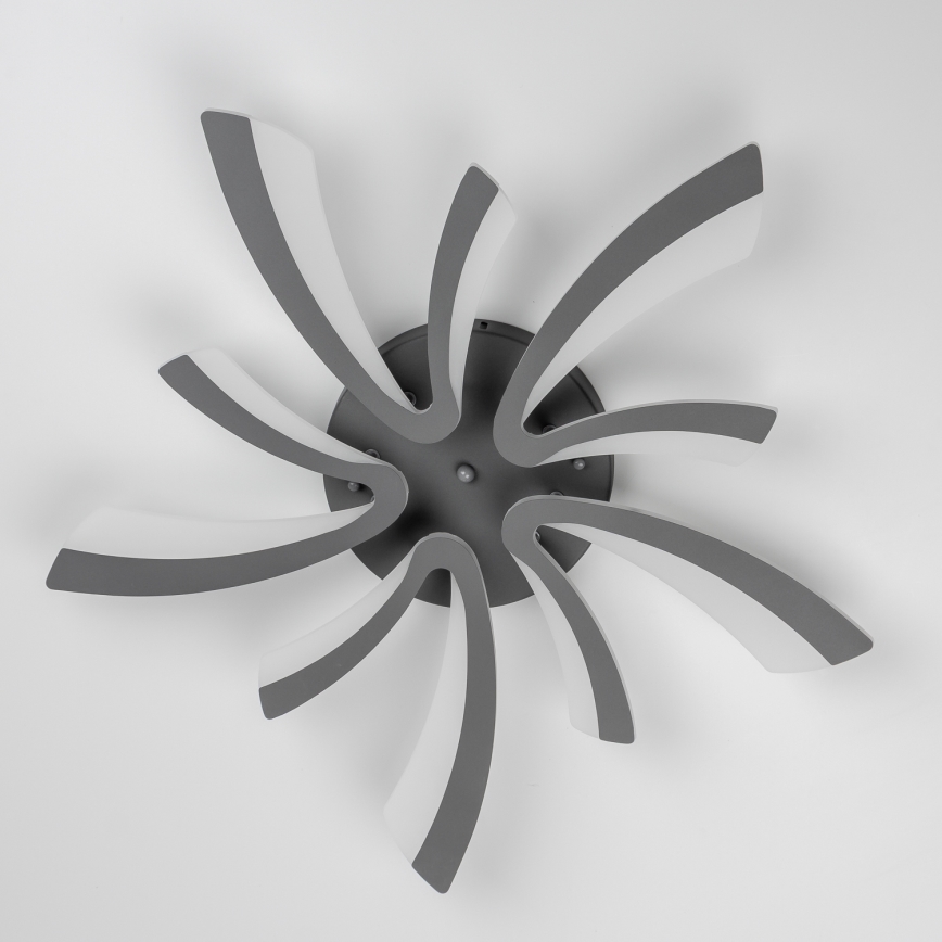 Brilagi - LED prigušiva plafonska lampa TWIST LED/55W/230V 3000-6500K antracit + daljinski upravljač