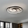 Brilagi - LED prigušiva plafonska svetiljka VELO LED/52W/230V 38x48 cm 3000/4000/6000K + daljinski upravljač