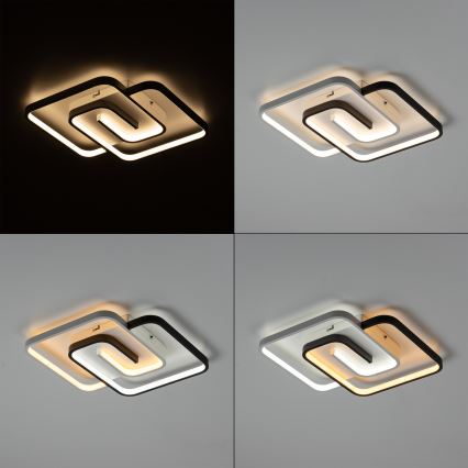 Brilagi - LED prigušiva plafonska svetiljka VELO LED/64W/230V 38x38 cm 3000-6500K + daljinski upravljač