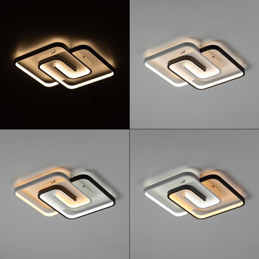 Brilagi - LED prigušiva plafonska svetiljka VELO LED/64W/230V 38x38 cm 3000-6500K + daljinski upravljač