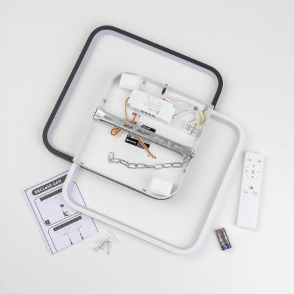 Brilagi - LED prigušiva plafonska svetiljka VELO LED/64W/230V 38x38 cm 3000-6500K + daljinski upravljač