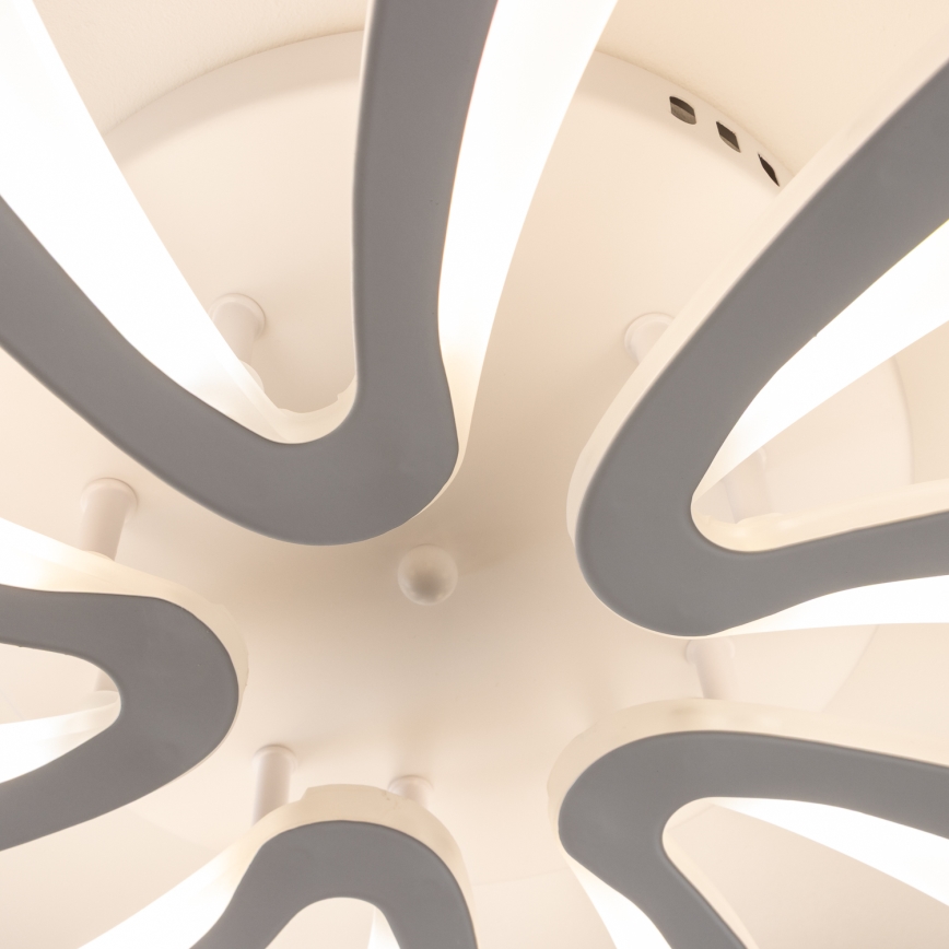 Brilagi - LED prigušiva plafonska svetiljka TWIST LED/55W/230V 3000-6500K bela + daljinski upravljač