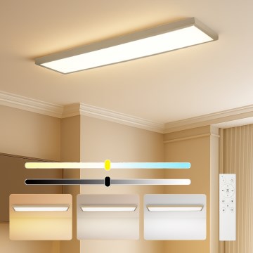 Brilagi - LED prigušiva plafonsko svetlo za kupatilo FRAME SMART LED/50W/230V 120x30 cm 3000-6000K IP44 bež + daljinski upravljač