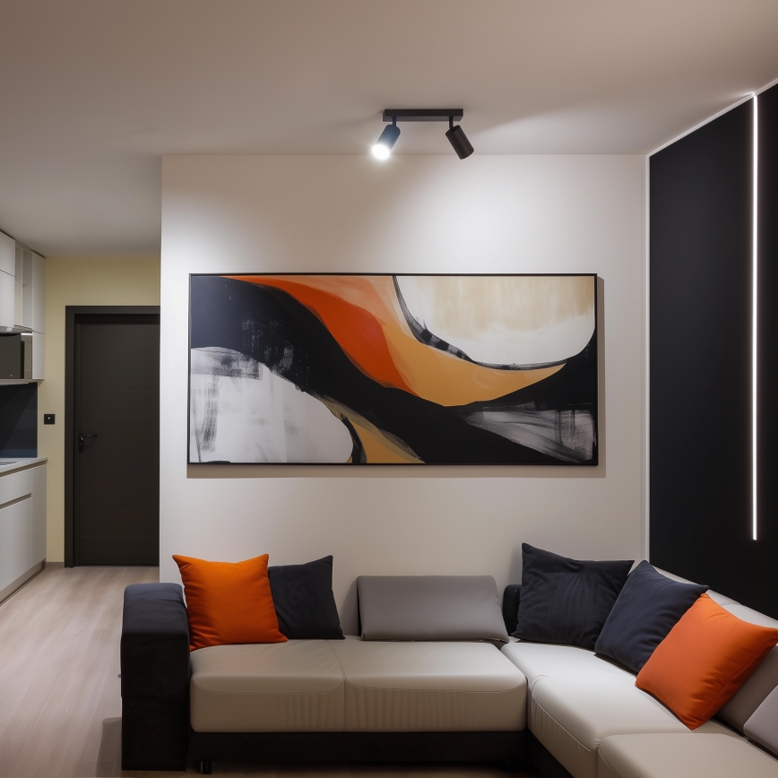 Brilagi - LED RGBW prigušiva spot svetiljka SELE 2xGU10/6,5W/230V 2700-6500K antracit