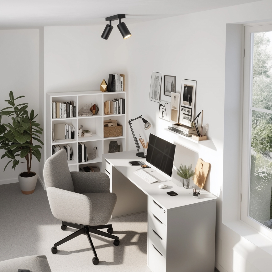 Brilagi - LED RGBW prigušiva spot svetiljka SELE 2xGU10/6,5W/230V 2700-6500K crna/zlatna