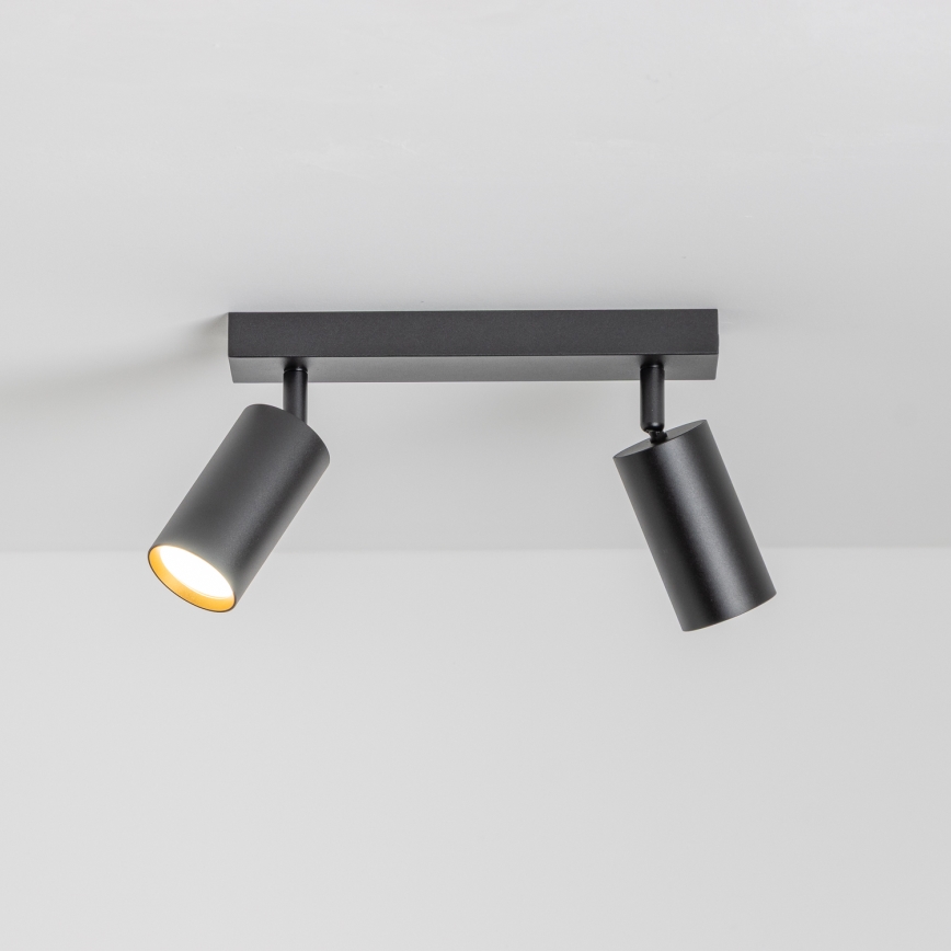 Brilagi - LED RGBW prigušiva spot svetiljka SELE 2xGU10/6,5W/230V 2700-6500K crna/zlatna