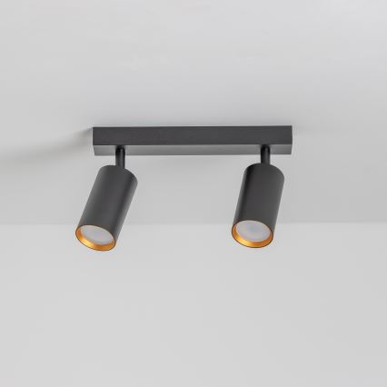 Brilagi - LED RGBW prigušiva spot svetiljka SELE 2xGU10/6,5W/230V 2700-6500K crna/zlatna