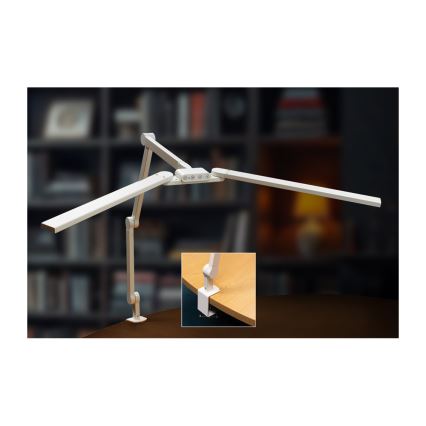 Brilagi - LED Prigušiva dodirna fleksibilna stona lampa VARIO LED/24W/230V 3000-6500K CRI 92 bela