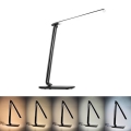 Brilagi - LED prigušiva stona lampa sa USB priključkom LED/12W/230V crna