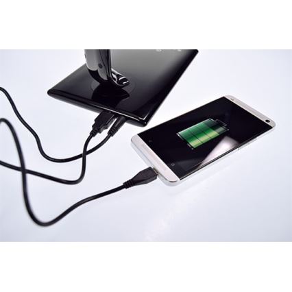 Brilagi - LED prigušiva stona lampa USB konektor LED/12W/230V bela 3000 - 6000K