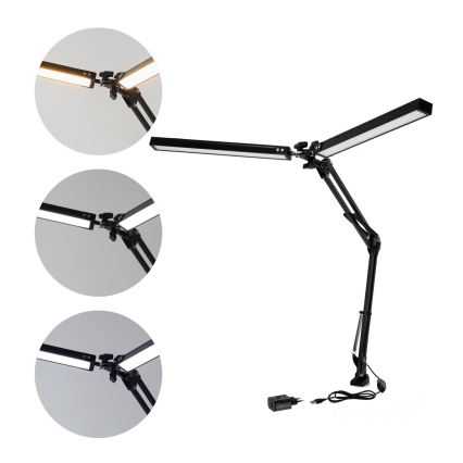 Brilagi - LED prigušiva fleksibilna stona lampa VARIO LED/15W/230V 3000-6000K crna