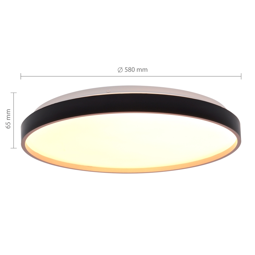 Brilagi - LED prigušiva stropna svetiljka CALA LED/60W/230V 3000-6500K Ø 58 cm + daljinski upravljač