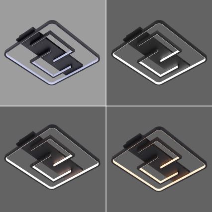 Brilagi - LED prigušiva stropna svetiljka FLARE LED/34W/230V 48x48 cm 3000-6000K + daljinski upravljač