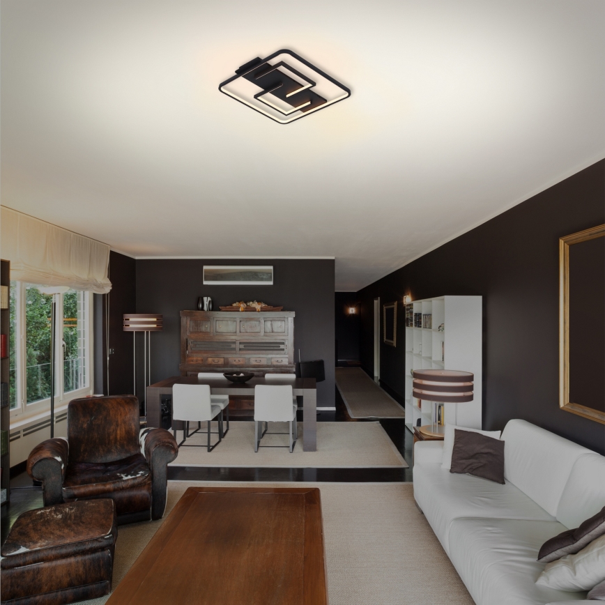 Brilagi - LED prigušiva stropna svetiljka FLARE LED/34W/230V 48x48 cm 3000-6000K + daljinski upravljač