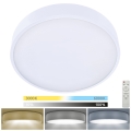 Brilagi - LED prigušiva stropna svetiljka POOL SMART LED/48W/230V 3000-6000K 40 cm + daljinski upravljač bela