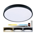 Brilagi - LED prigušiva stropna svetiljka POOL SMART LED/60W/230V 50 cm 3000-6000K Wi-Fi Tuya + daljinski upravljač crna