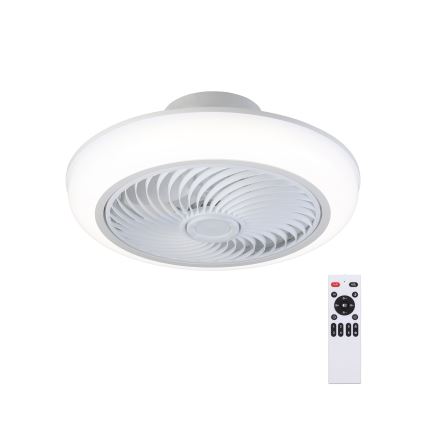 Brilagi - LED prigušiva plafonska svetiljka sa ventilatorom LED/30W/230V 3000-6500K bela + daljinski upravljač