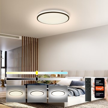 Brilagi - LED prigušiva stropna svetiljka SMART LED/28W/230V 3000-6000K pr. 35 cm Wi-Fi Tuya + daljinski upravljač