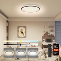 Brilagi - LED prigušiva stropna svetiljka SMART LED/36W/230V 3000-6000K prečnik 45 cm Wi-Fi Tuya + daljinski upravljač