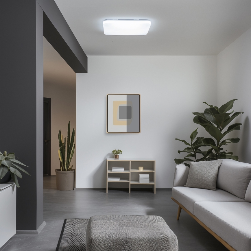 Brilagi - LED prigušiva plafonska svetiljka SMART LED/36W/230V 53x53 cm 2700-6500K Wi-Fi Tuya + daljinski upravljač