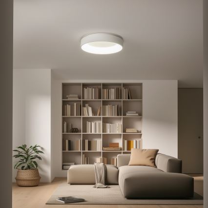 Brilagi -LED Prigušiva stropna svjetiljka FALCON LED/80W/230V 3000-6500K pr. 60 cm bijela + daljinski upravljač