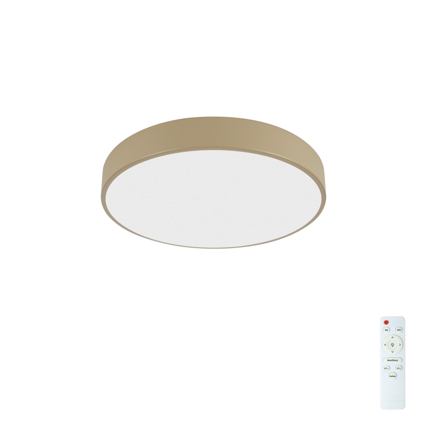 Brilagi - prigušiva LED stropna svetiljka POOL LED/36W/230V 3000-6000K prečnik 30 cm u bež boji + daljinski upravljač