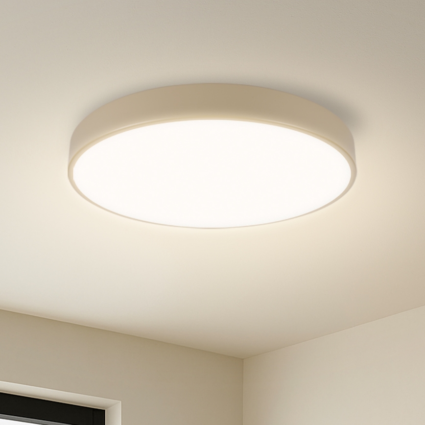 Brilagi - LED prigušiva plafonska svetiljka POOL LED/48W/230V 3000-6000K prečnik 40 cm bež + daljinski upravljač