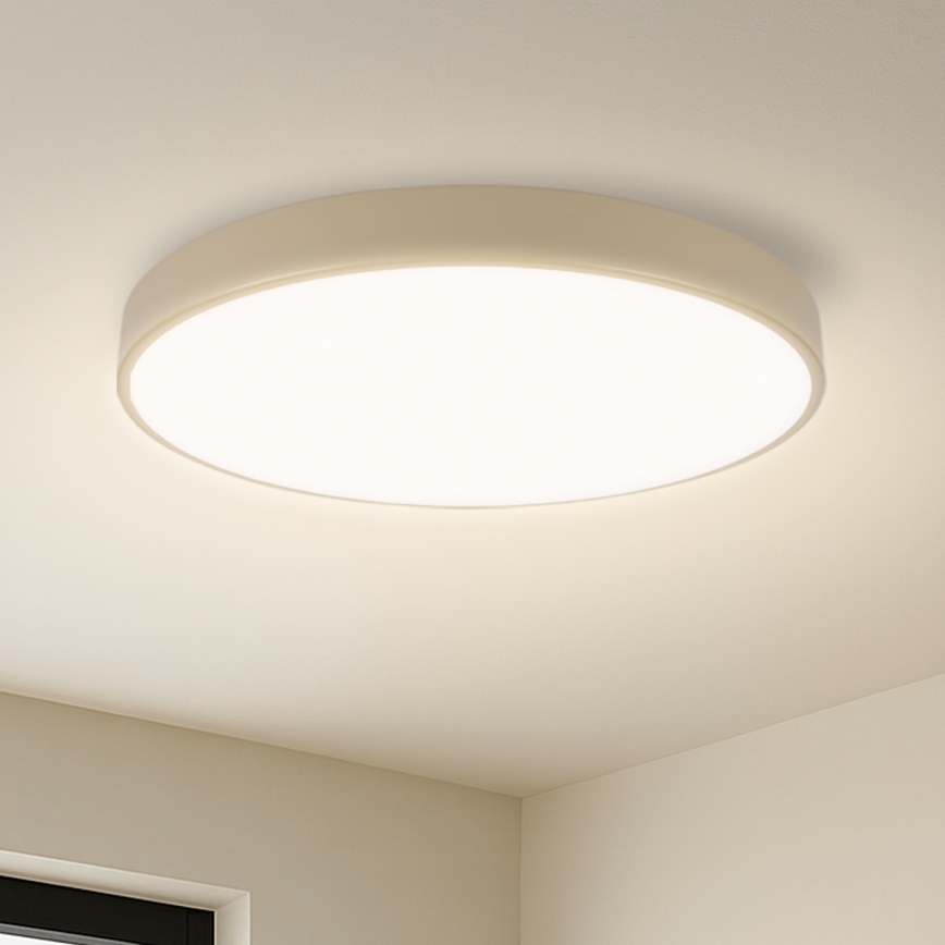 Brilagi - LED prigušiva plafonska lampa POOL SMART LED/60W/230V 3000-6000K prečnika 50 cm Wi-Fi Tuya bež + daljinski upravljač